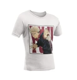 T Shirt Jujutsu Kaisen Yuji Itadori Avec Couteau