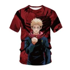 T-Shirt Anime Comic Itadori Jujutsu Kaisen