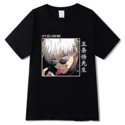 T-shirt Gojo Satoru Avec Des Lunettes