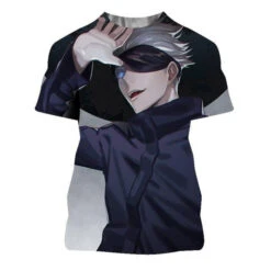Tee-shirt Gojo Satoru Masqué