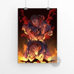 Tableau Itadori Et Sukuna Jujutsu Kaisen