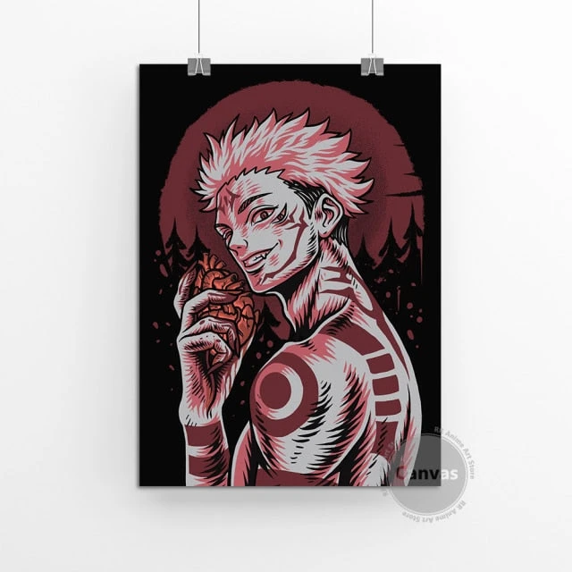 Tableau Ryomen Sukuna Jujutsu Kaisen