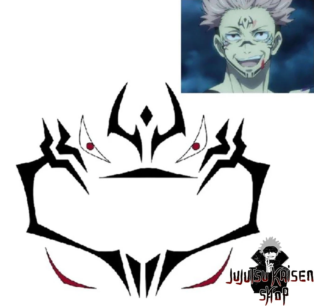 Cosplay Tatouage Jujutsu Kaisen Ryoumen Sukuna
